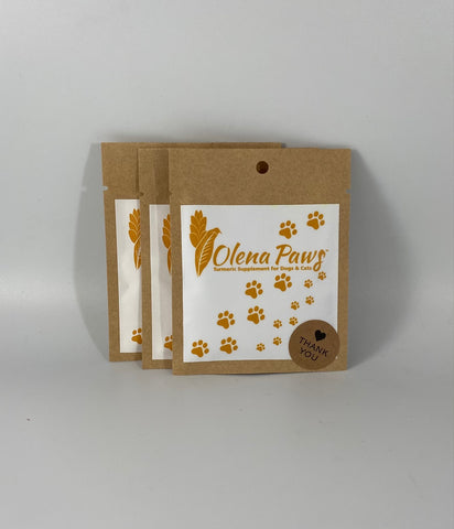Olena Paws, Turmeric Supplement for Pets , Sampler